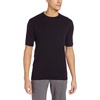 image:imageMinus33 Merino Wool 704 Sentinel Mens Midweight Short Sleeve Crew  No Itch Renewable FabricBlack