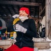 image:imageMinus33 Merino Wool Everyday Knit Wool BeanieTrue Red