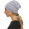 image:imageMinus33 Merino Wool Micro Weight Reversible BeanieAsh Gray  Black