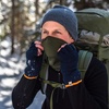 image:imageMinus33 Merino Wool Micro Weight Woolverino Multiclava  Multifunctional Headwear  UV Protection  Hiking Neck GaiterOlive Drab