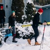 image:imageMinus33 Merino Wool Mountain Heritage Elite Liner Over the Calf Ski Socks  Made in the USA  Warm Knee High SocksRed