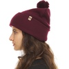 image:imageMinus33 Midweight Everyday Knit Cuff Pom Beanie  100 Merino Wool Winter HatBurgundy