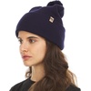 image:imageMinus33 Midweight Everyday Knit Cuff Pom Beanie  100 Merino Wool Winter HatNavy Blue