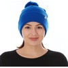 image:imageMinus33 Midweight Everyday Knit Cuff Pom Beanie  100 Merino Wool Winter HatRoyal Blue