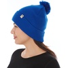 image:imageMinus33 Midweight Everyday Knit Cuff Pom Beanie  100 Merino Wool Winter HatRoyal Blue