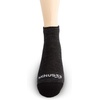 image:imageUSA Made  Ankle Socks  Trail Running Socks  Merino Wool  Mountain HeritageS13 Micro Weight Black