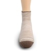 image:imageUSA Made  Ankle Socks  Trail Running Socks  Merino Wool  Mountain HeritageS13 Micro Weight Oatmeal