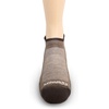 image:imageUSA Made  Micro Cushion No Show Tab Socks  Running Socks  Merino Wool  Mountain HeritageS32 Micro  Cushion Coffee