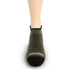 image:imageUSA Made  Micro Cushion No Show Tab Socks  Running Socks  Merino Wool  Mountain HeritageS32 Micro  Cushion Olive Drab