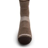 image:imageUSA Made  Mini Crew Socks  Hiking Socks  Merino Wool  Mountain HeritageS54 Lightweight Coffee