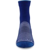 image:imageUSA Made  Trail Running Mini Crew Socks  Merino Wool Full Cushion Sock  Moisture Wicking Running SockBlue