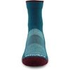 image:imageUSA Made  Trail Running Mini Crew Socks  Merino Wool Full Cushion Sock  Moisture Wicking Running SockTeal