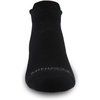 image:imageUSA Made  Trail Running No Show Socks  Merino Wool Full Cushion Sock  Moisture Wicking Running SockBlack