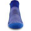 image:imageUSA Made  Trail Running No Show Socks  Merino Wool Full Cushion Sock  Moisture Wicking Running SockBlue