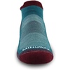image:imageUSA Made  Trail Running No Show Socks  Merino Wool Full Cushion Sock  Moisture Wicking Running SockTeal