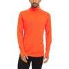 image:image100 Merino Wool  Mens Midweight Quarter Zip  Warm Pullover  MidlayerBlaze Orange