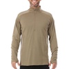 image:image100 Merino Wool  Mens Midweight Quarter Zip  Warm Pullover  MidlayerTan 499