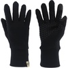 image:image100 Merino Wool Gloves  Touchscreen Compatible  Grip Support  Thermal Moisture Wicking Glove LinersBlack