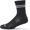 image:imageMade in the USA  Merino Wool Retro Stripe Crew SocksBlack
