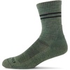 image:imageMade in the USA  Merino Wool Retro Stripe Crew SocksOlive