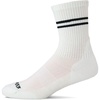 image:imageMade in the USA  Merino Wool Retro Stripe Crew SocksWhite