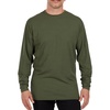 image:imageMens Microweight Merino Wool Long Sleeve Crew Neck  Base Layer ShirtOlive Drab