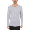 image:imageMens Midweight Base Layer Long Sleeve Shirt  85 Merino Wool  Moisture Wicking CrewAsh Gray