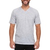 image:imageMerino Wool Woolverino Mens Micro VNeck TShirt Moisture WickingAsh Gray