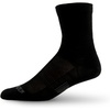image:imageUSA Made  Running Mini Crew Socks  Merino Wool Micro No No Cushion  Moisture Wicking Running SockBlack