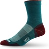 image:imageUSA Made  Running Mini Crew Socks  Merino Wool Micro No No Cushion  Moisture Wicking Running SockTeal