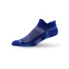 image:imageUSA Made  Running No Show Socks  Merino Wool Micro No Cushion  Moisture Wicking Running Sock  Blue  Medium