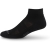 image:imageUSA Made  Trail Running Ankle Socks  Merino Wool Full Cushion Sock  Moisture Wicking Quarter Crew Running SockBlack