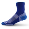 image:imageUSA Made  Trail Running Mini Crew Socks  Merino Wool Full Cushion Sock  Moisture Wicking Running SockBlue