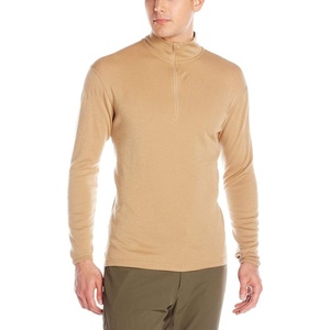 image:image100 Merino Wool  Mens Midweight Quarter Zip  Warm Pullover  MidlayerDesert Sand