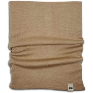 image:image100 Merino Wool  Midweight Neck Gaiter  Skiing Neck Warmer  Winter Face Mask  Multipurpose HeadwearDesert Sand