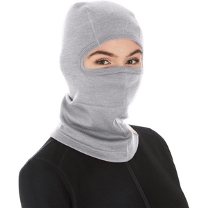 image:image100 Merino Wool Balaclava  Winter Ski Mask  Face Mask  Cold Weather GearAsh Gray