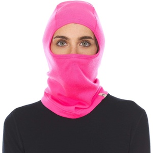 image:image100 Merino Wool Balaclava  Winter Ski Mask  Face Mask  Cold Weather GearBlaze Pink