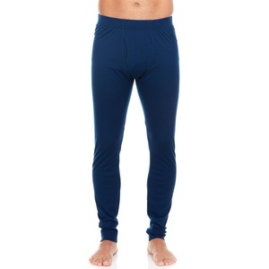 image:image100 Merino Wool Bottoms Mens Base Layer Pants  Long Johns  Thermal Underwear170 Lightweight Navy Blue