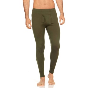 image:image100 Merino Wool Bottoms Mens Base Layer Pants  Long Johns  Thermal Underwear170 Lightweight Olive Drab