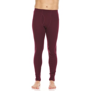 image:image100 Merino Wool Bottoms Mens Base Layer Pants  Long Johns  Thermal Underwear235 Midweight Burgundy