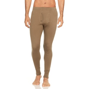 image:image100 Merino Wool Bottoms Mens Base Layer Pants  Long Johns  Thermal Underwear235 Midweight Tan 499