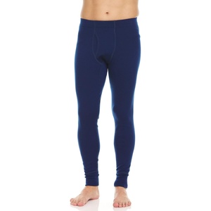 image:image100 Merino Wool Bottoms Mens Base Layer Pants  Long Johns  Thermal Underwear400 Expedition Navy Blue