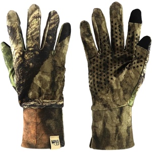 image:image100 Merino Wool Gloves  Touchscreen Compatible  Grip Support  Thermal Moisture Wicking Glove LinersMossy Oak Country Roots