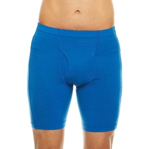 image:image100 Merino Wool Mens Lightweight Boxer Brief  Moisture Wicking  Soft and Breathable UnderwearAzure Blue