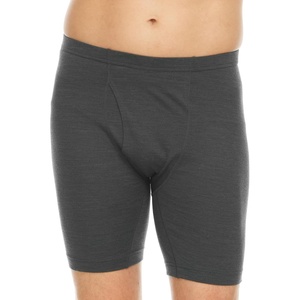 image:image100 Merino Wool Mens Lightweight Boxer Brief  Moisture Wicking  Soft and Breathable UnderwearCharcoal Gray