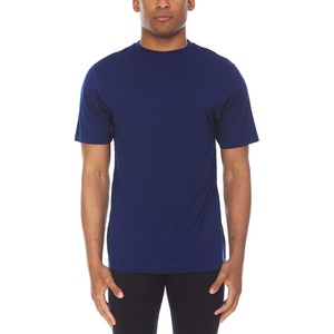 image:image100 Merino Wool Mens Lightweight TShirt  Crew Neck Short Sleeve ShirtNavy