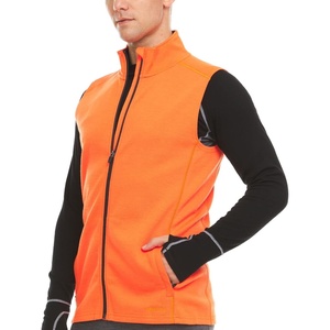image:image100 Merino Wool Mens Vest  Expedition Heavyweight Vest  Moisture WickingBlaze Orange