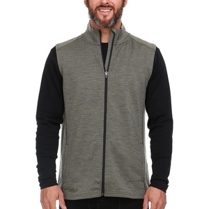image:image100 Merino Wool Mens Vest  Expedition Heavyweight Vest  Moisture WickingGranite Green