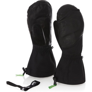 image:imageHeavyweight Mittens  Ski Mitts  Warm Breathable Winter Mittens  Wool InsulationBlack