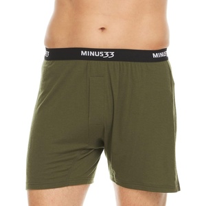 image:imageMens Micro Weight Woolverino Boxer Shorts 84 Merino Wool 12 Nylon 4 SpandexOlive Drab